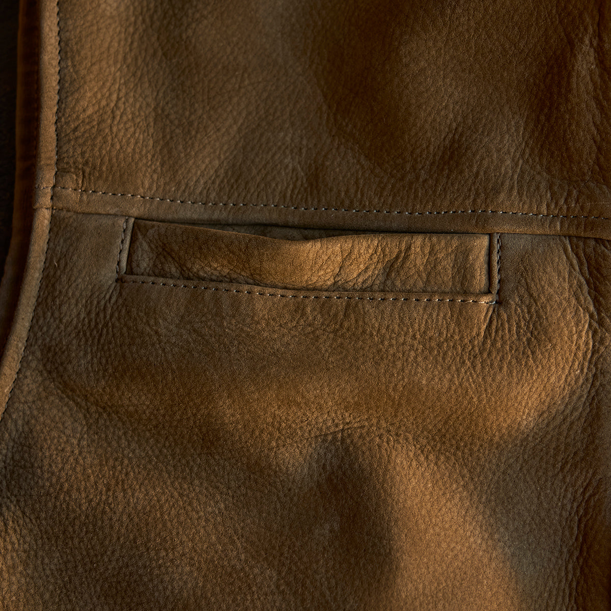 No.209 Kodiak Travel Vest | Nubuck Coyote Tan