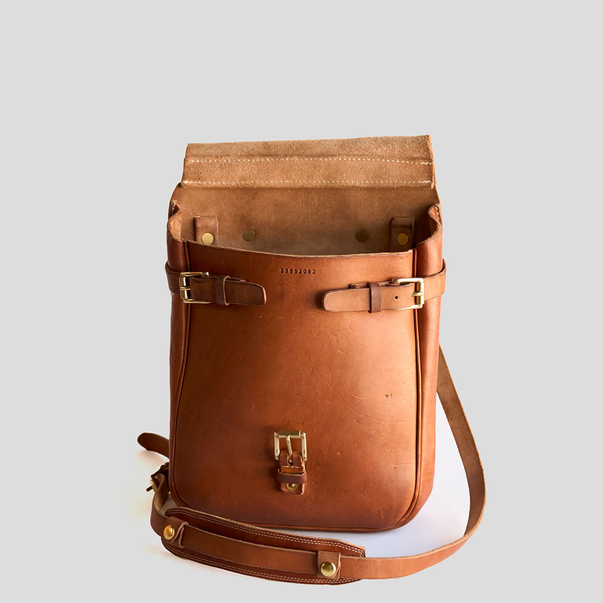 NO.212 Stone-Washed Swiss Saddle Bag