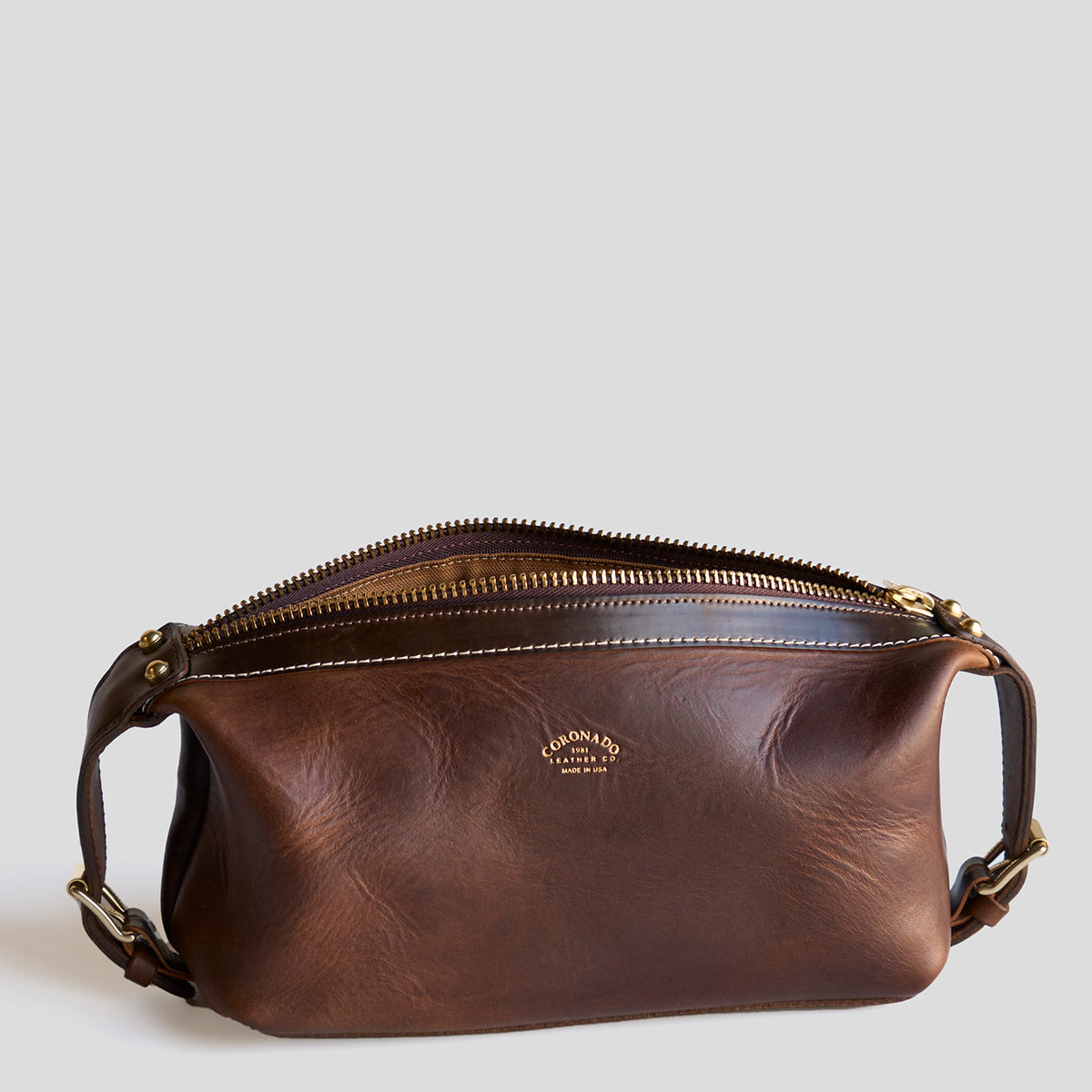 No.299 Travel Dopp | Horween® Brown Dublin & Shell LE