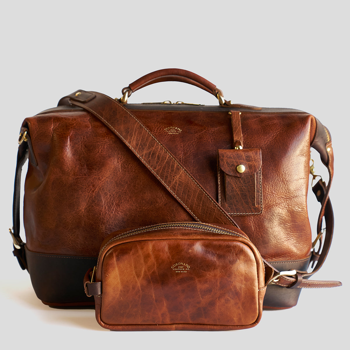 No. 300 Field Bison Duffel | Antique Brown