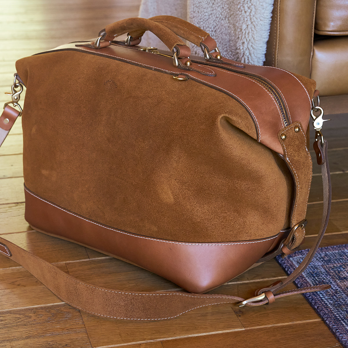 No.300 Field Duffel | WP Tan Suede