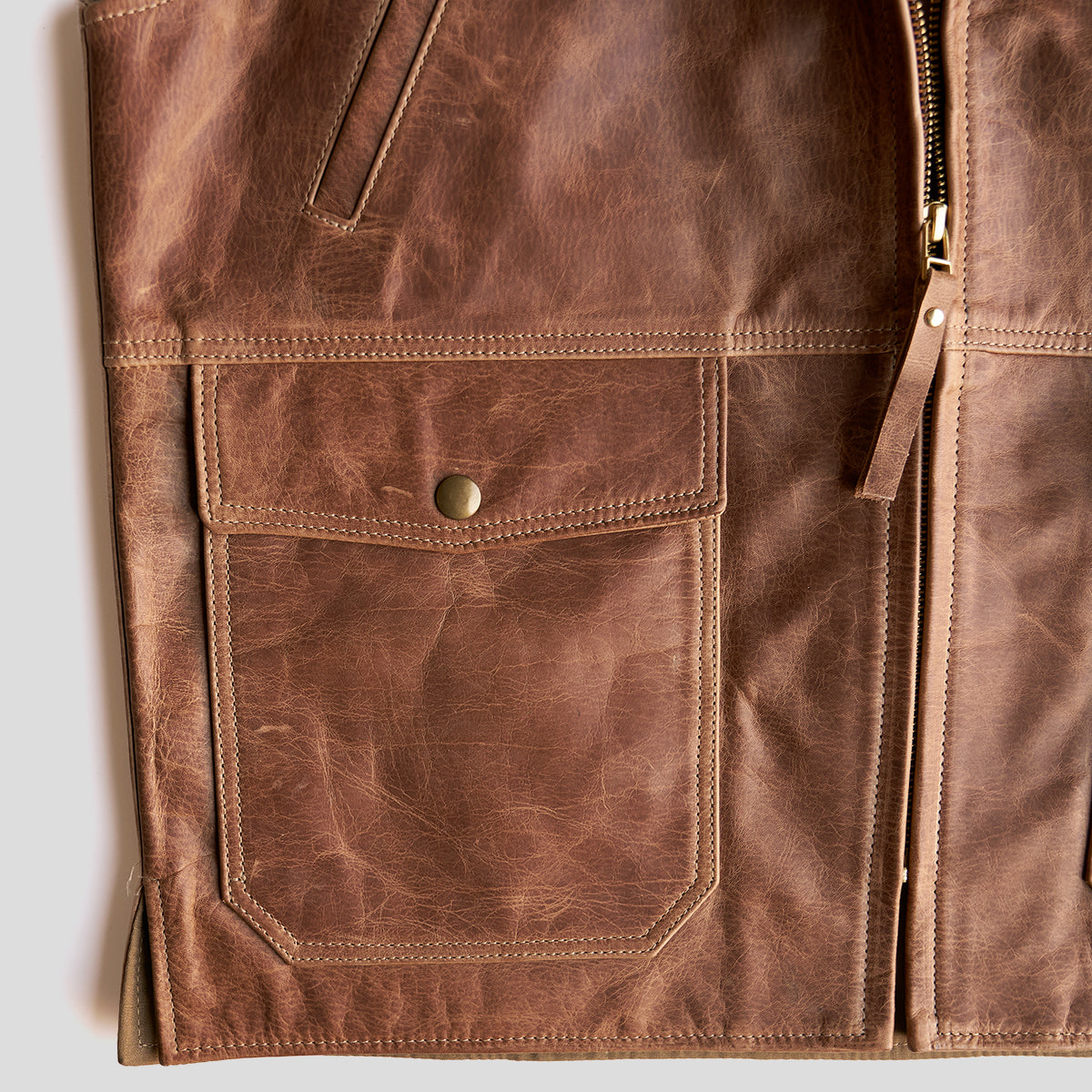 NO.330 Shelby II Vest | Stagecoach Tan