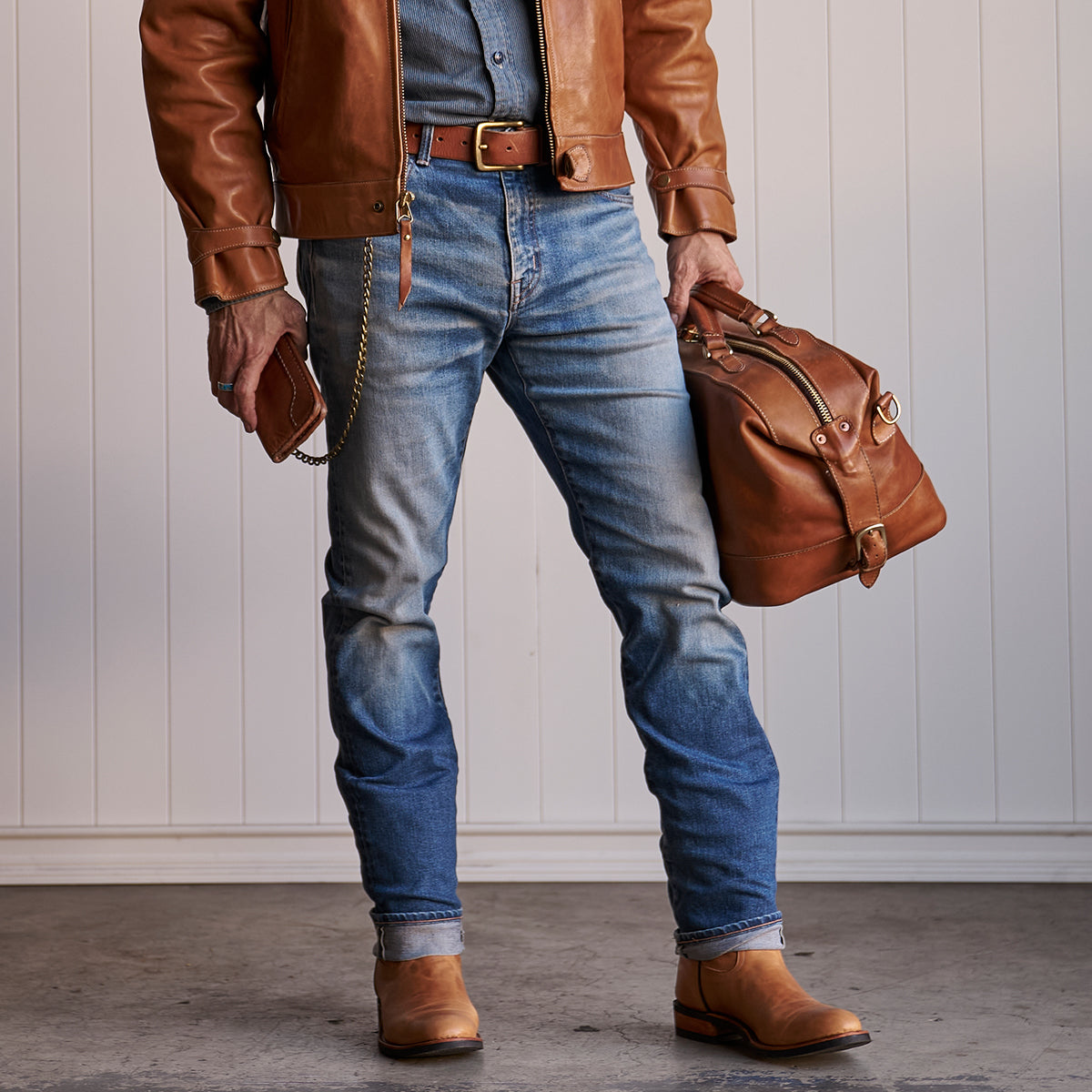 No.305 Union Weekender | Stone-Washed Horsehide x10