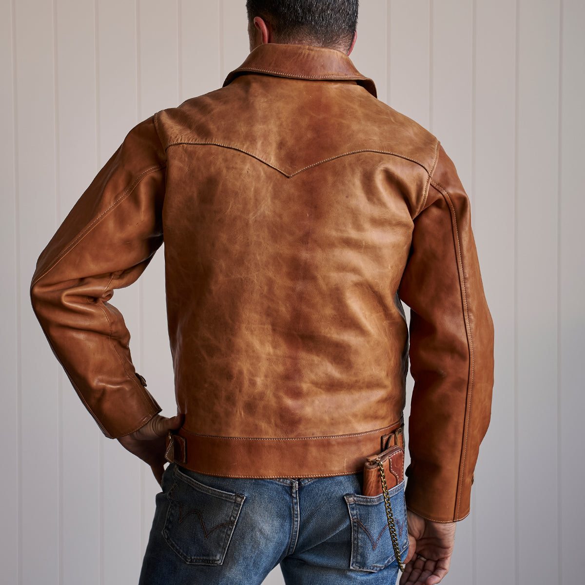 No.69 Union Jacket | Stone-Washed Horween® DHF Horsehide