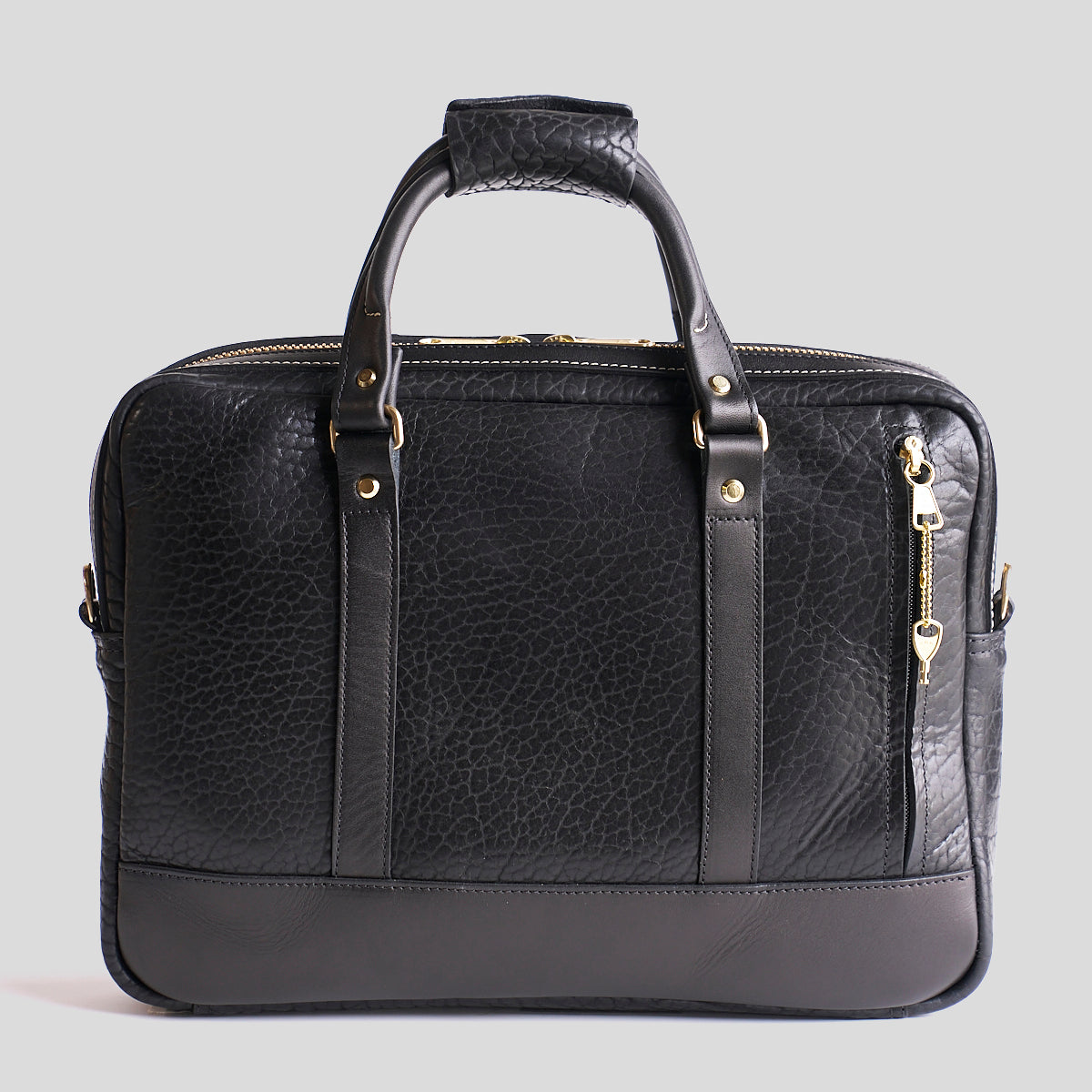 No.551 Slim Briefcase | Bison Black