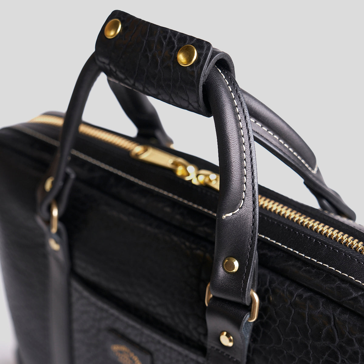 No.551 Slim Briefcase | Bison Black