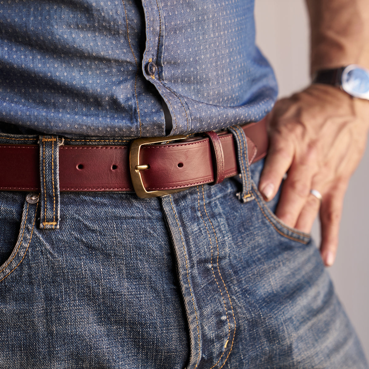 No.720 Executive Belt | Horsehide #8