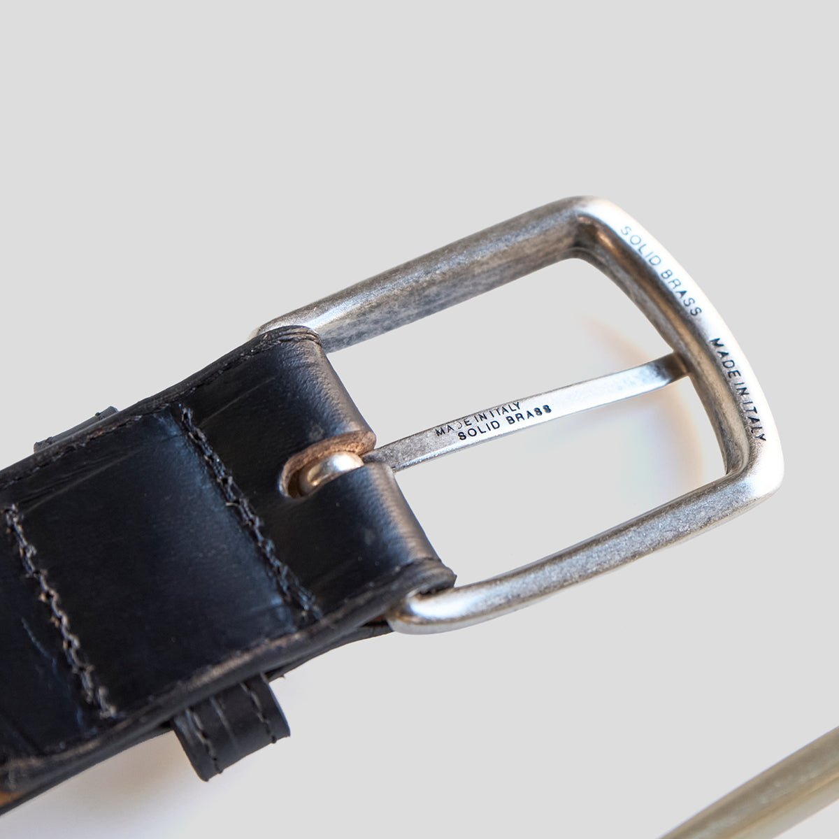 No.720 Executive Belt | Horsehide Black