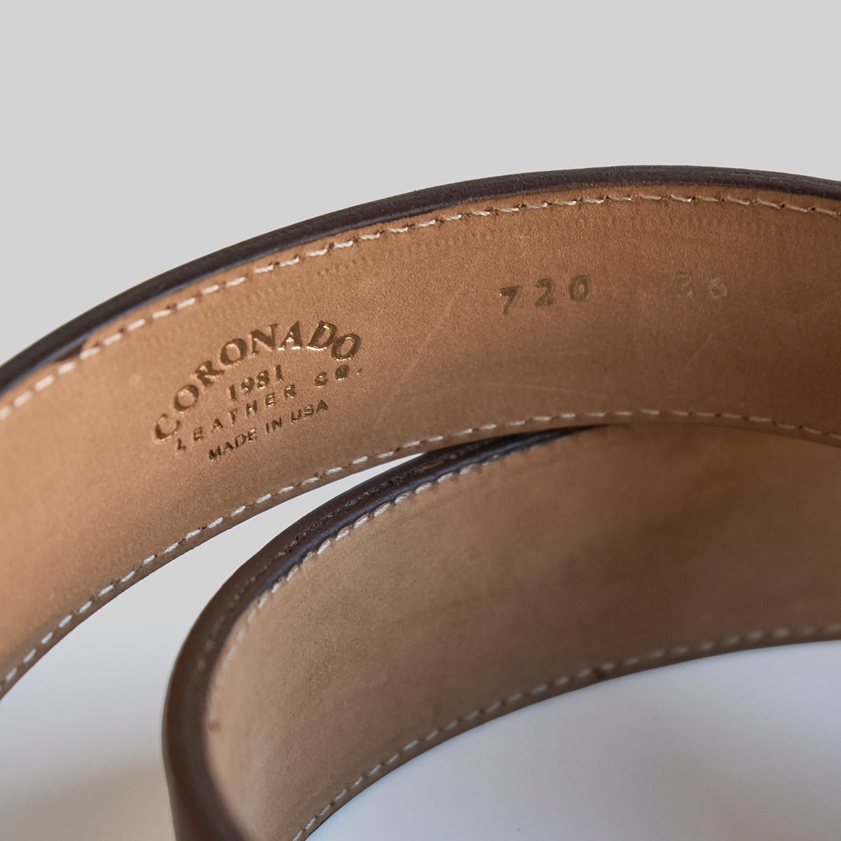 No.720 Executive Belt | Horsehide #8