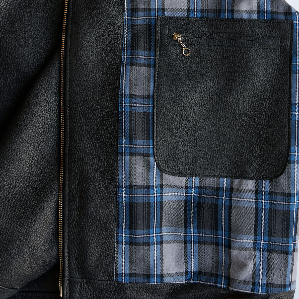 No.320 Garrison Jacket | Italian Deerskin Black