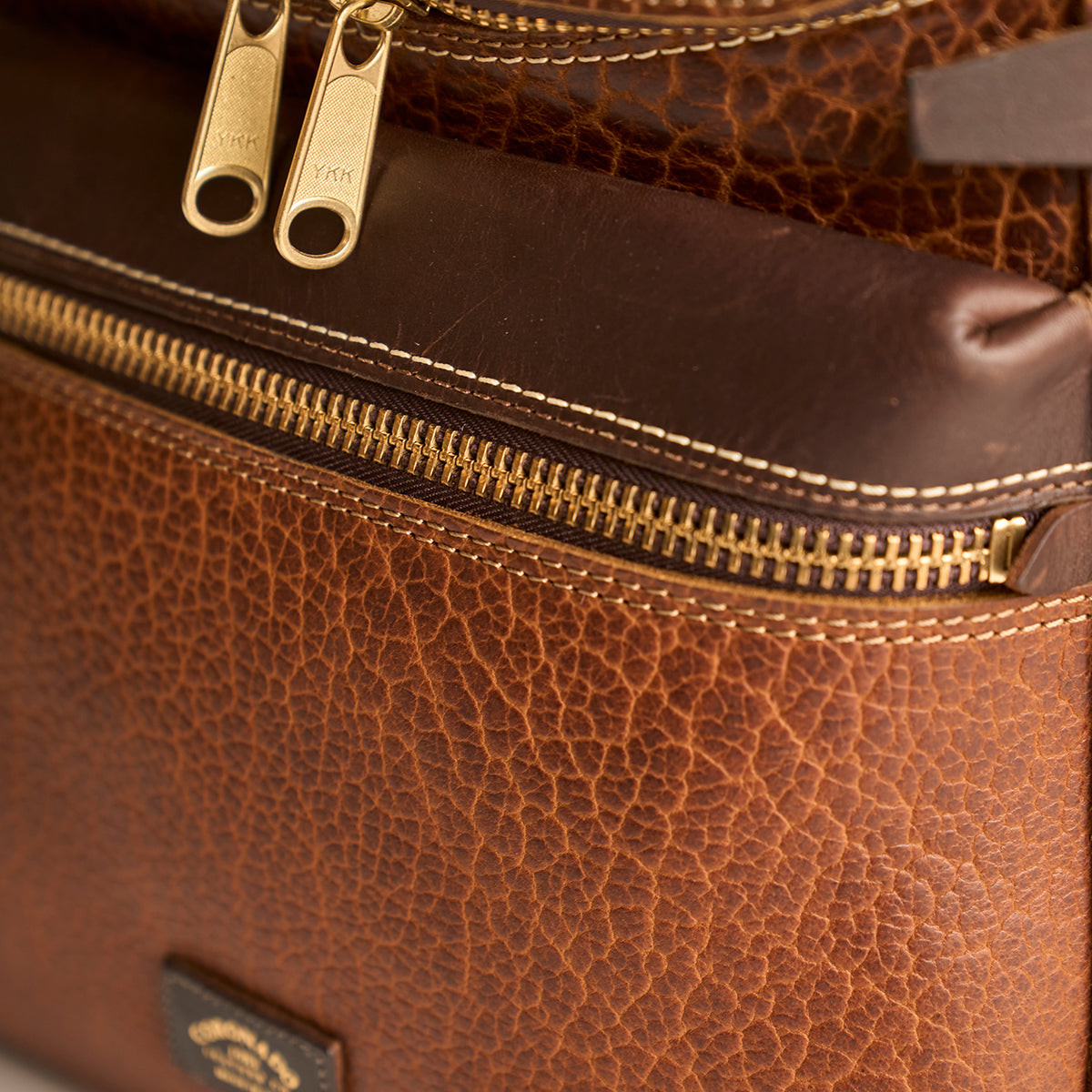 No.755 Top-Zip Backpack | Bison Walnut
