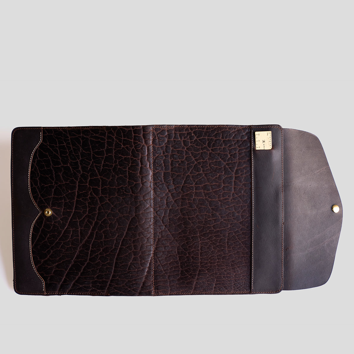 No.812 B5 Portfolio | Shrunken Bison Brown