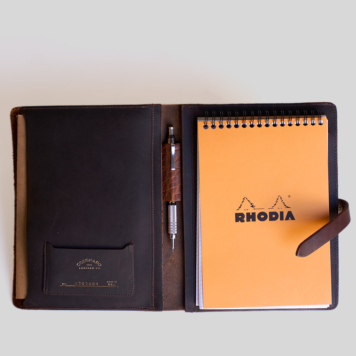 No.820 Portfolio A5 | Shrunken Bison Black