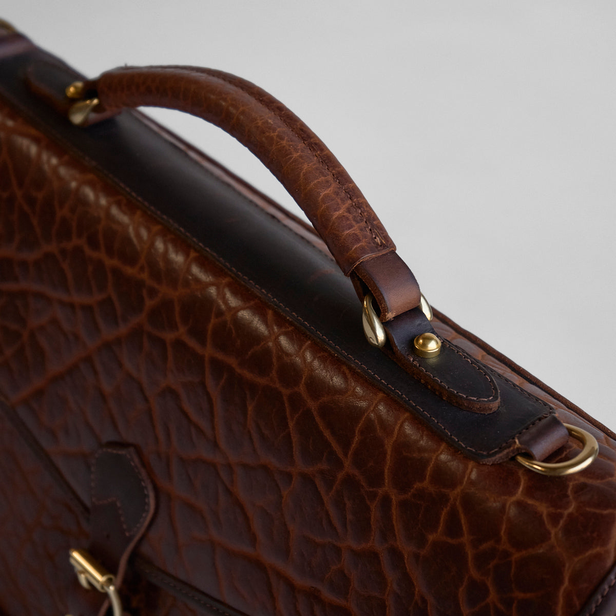 No.970 CO Executive Briefcase | Bison Walnut