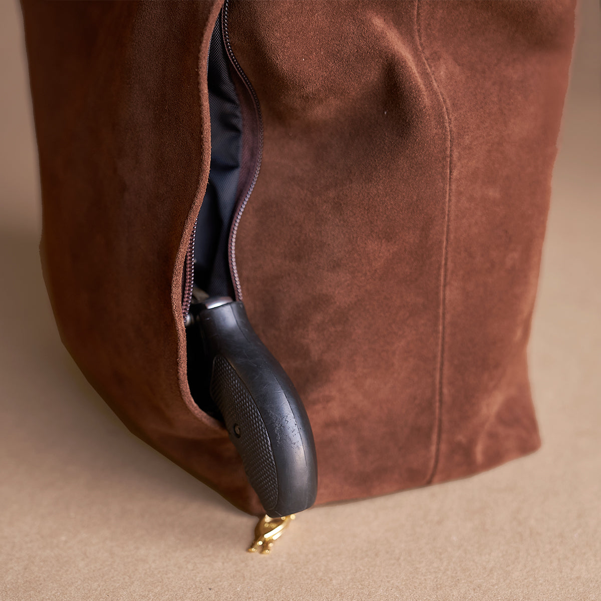 No.980 Monterey Tote | Brown Suede
