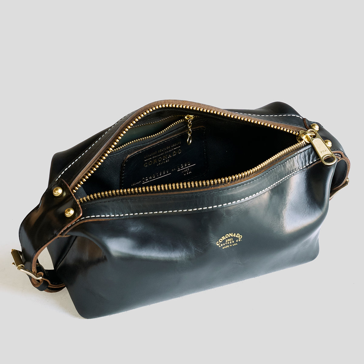 No.205 Duffel | Chromexcel x Shell Cordovan Black