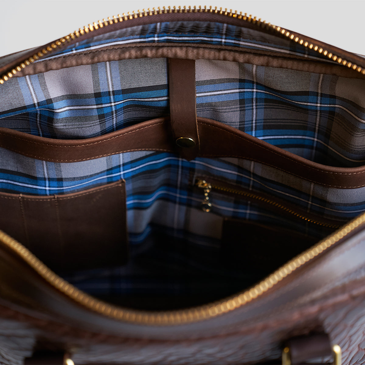 No.551 Slim Briefcase | Bison Black