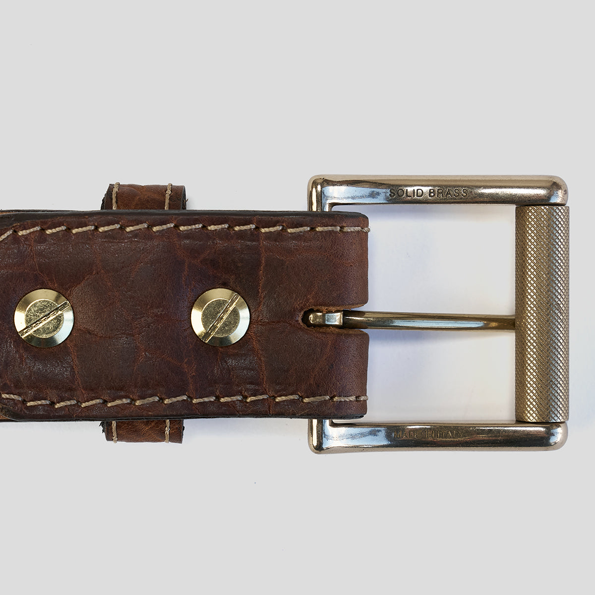 No.100 Sedona Belt | Shrunken Bison Walnut