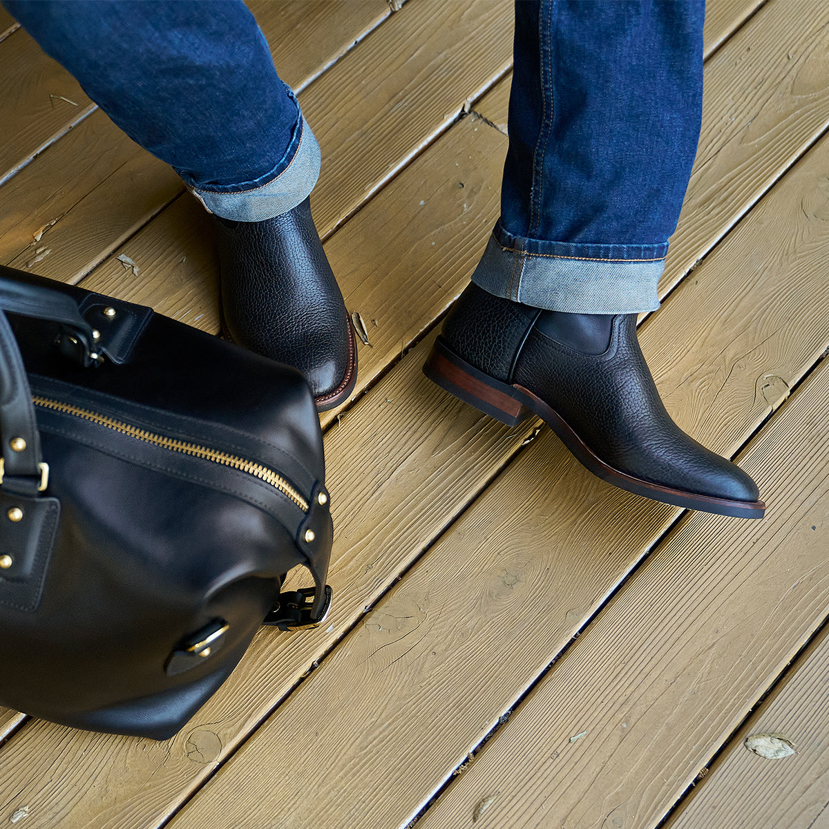 Roper Boot No.10 | Horween® Black Bison