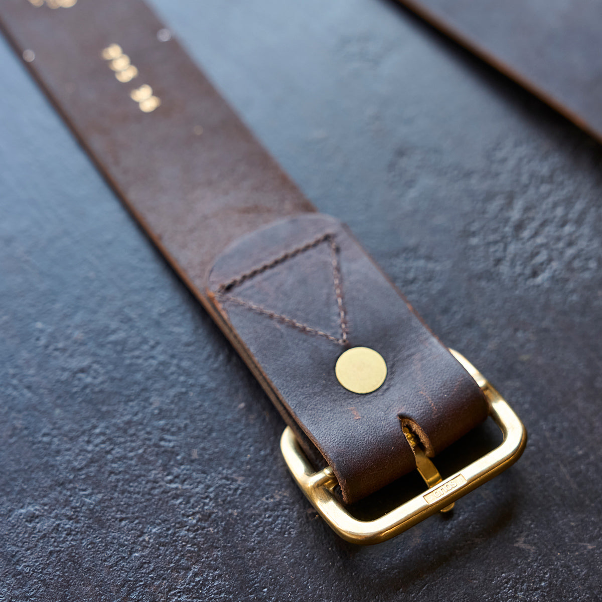 No.145 Italian Garrison Belt | Horween® Latigo Brown