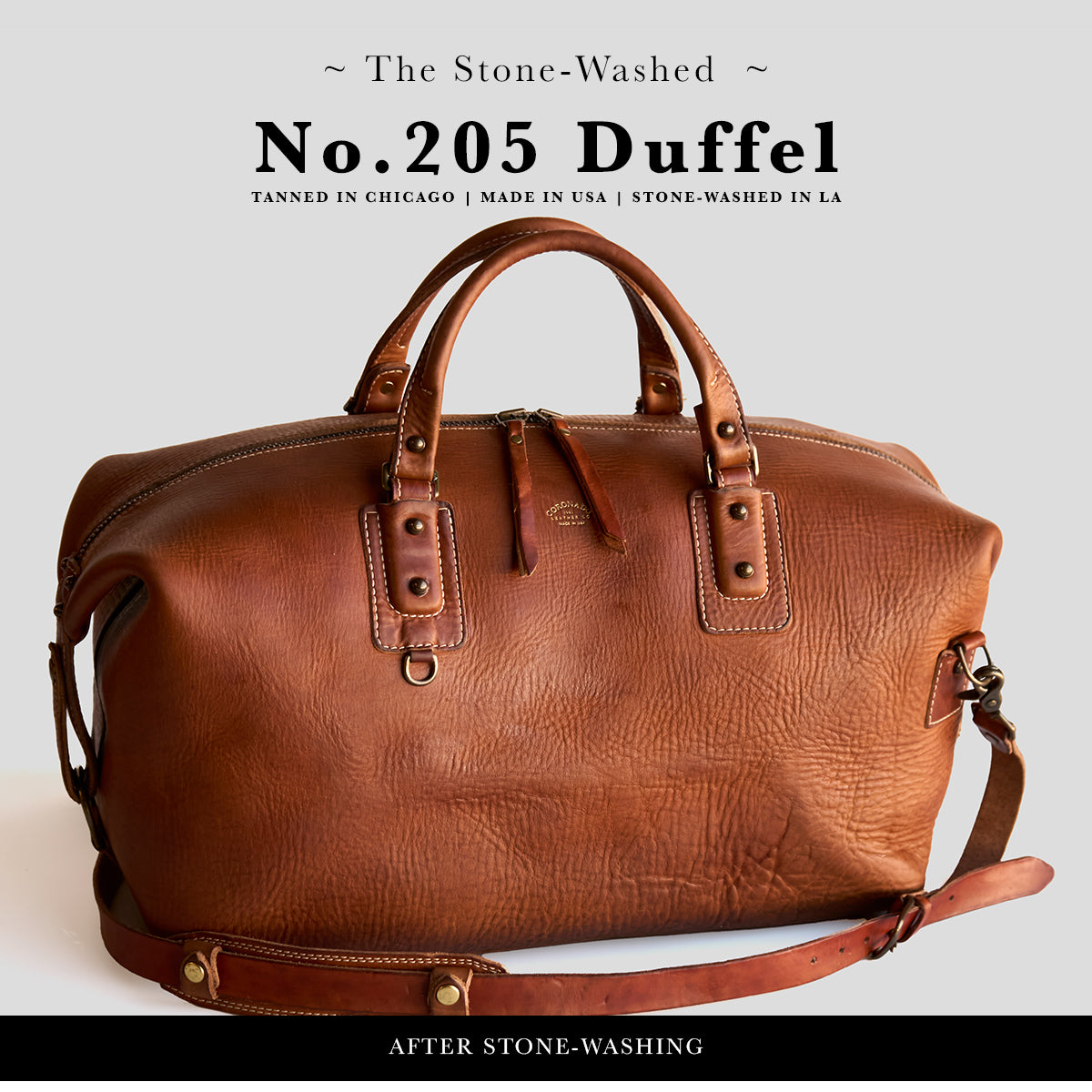 Stone-Washed Americana Duffel No.205 | LE