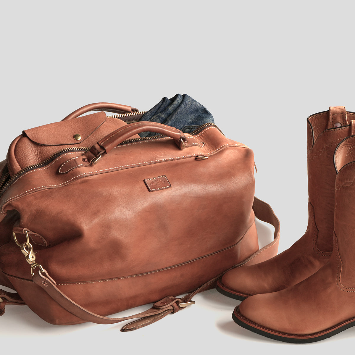 No.305 Union Weekender | Stone-Washed Horsehide x10
