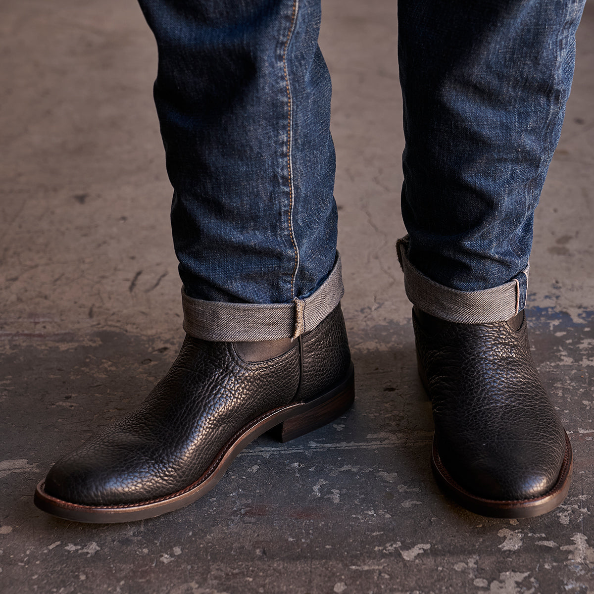 Roper Boot No.10 | Horween® Black Bison