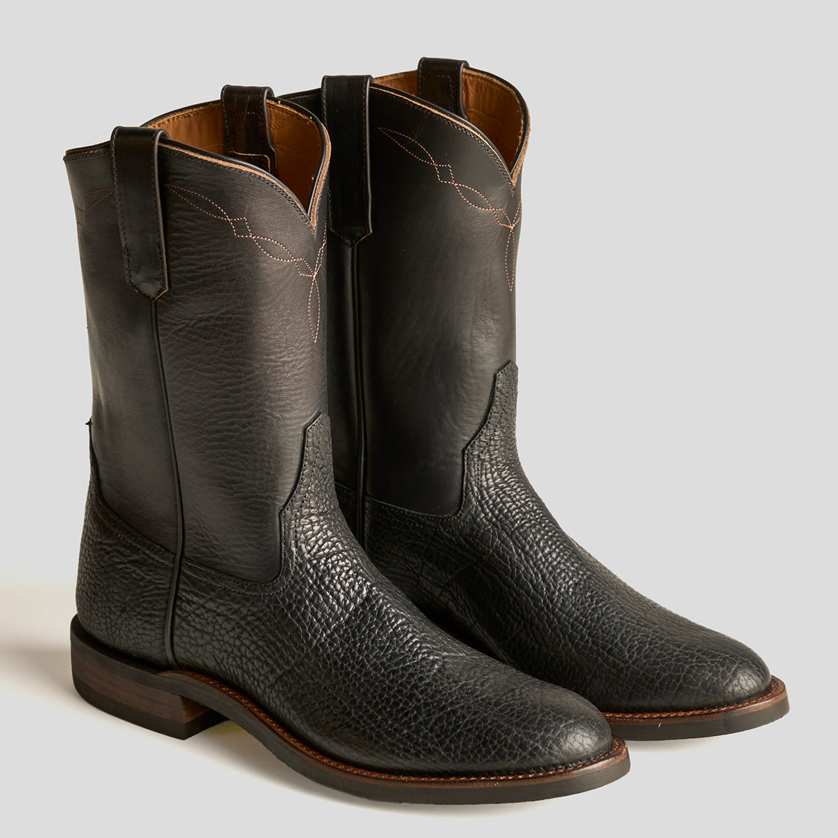 Roper Boot No.10 | Horween® Black Bison