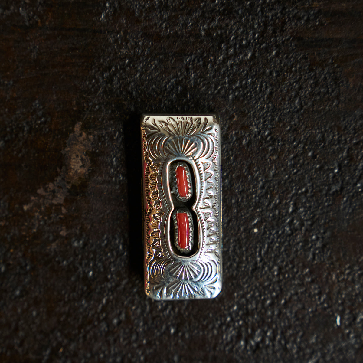 No.14 Heritage Silver Clip Wallet | Brown Bison