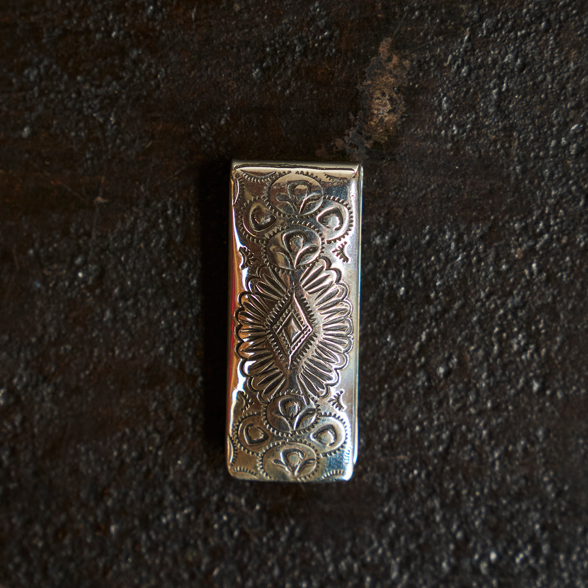 No.14 Heritage Silver Clip Wallet | Brown Bison