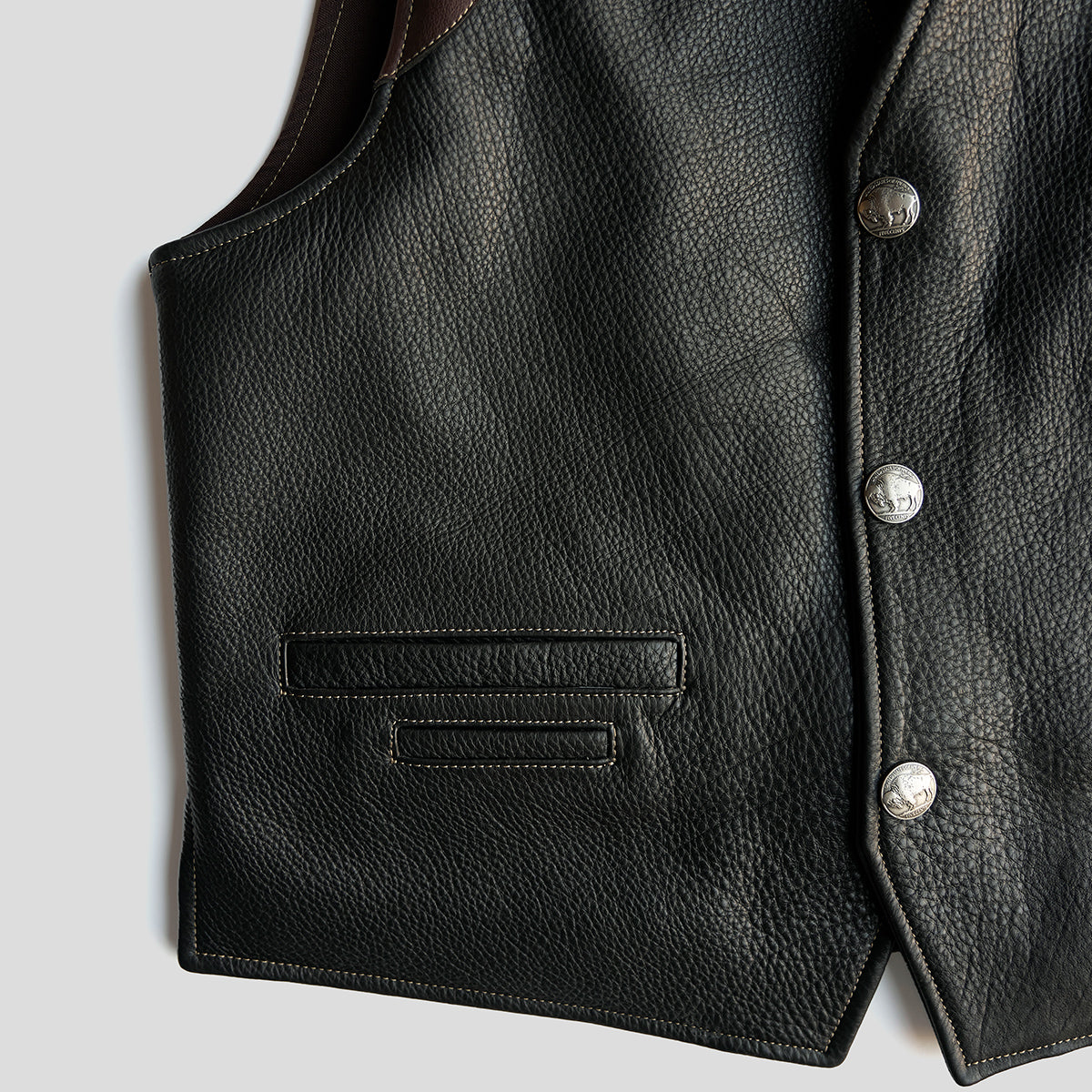 No.169 Garrison Vest | Bison
