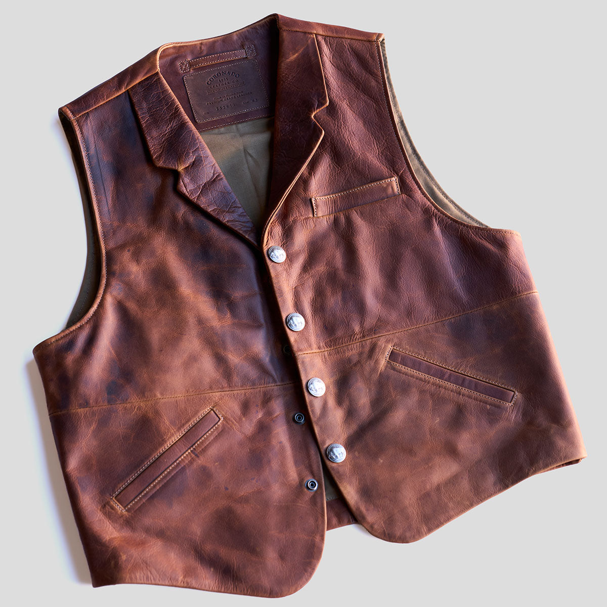 No.25 Classic Lapel Vest | Antique Brown LE