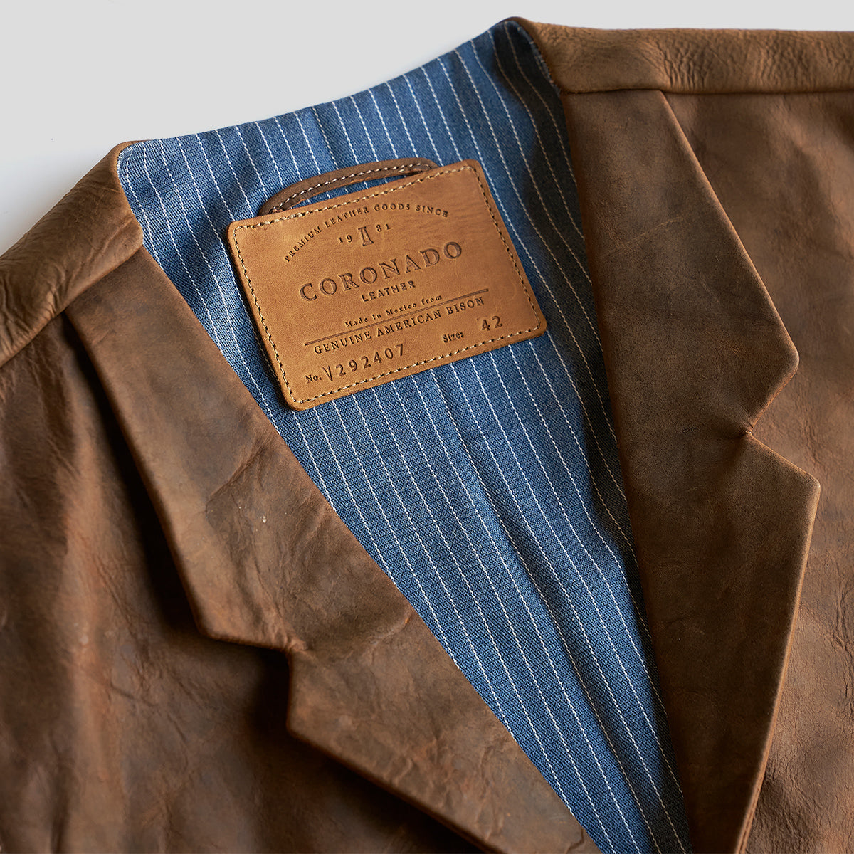 The No.29 Lapel Vest | Indy Bison Brown