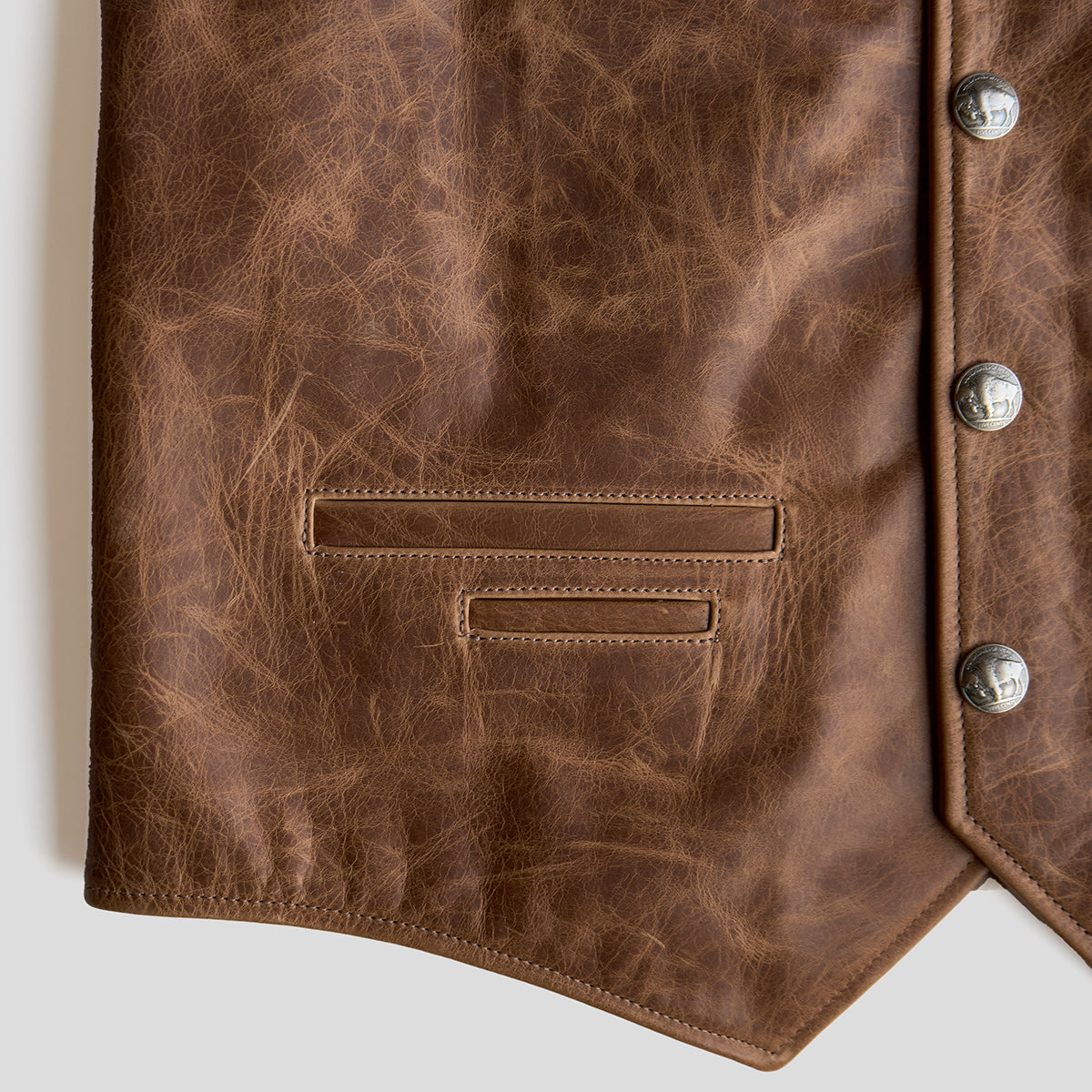 No.39 Ranchers Vest | Stagecoach Tan
