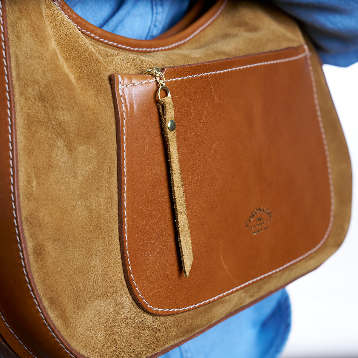 Jackie Hobo No.2 | Suede Natural x15