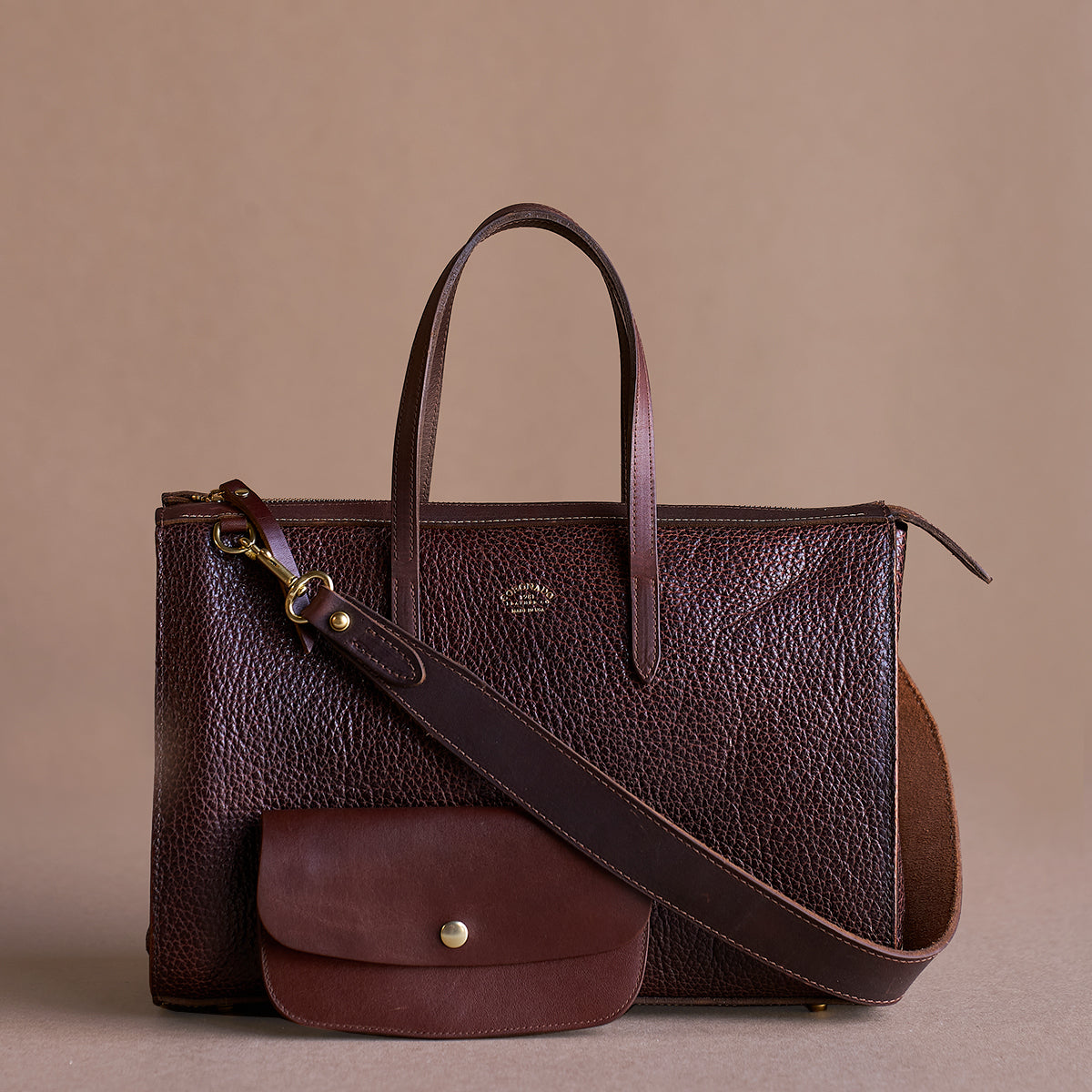 Adella Satchel No.600 | Horween® Bison Brown