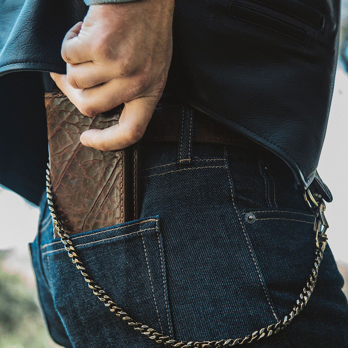 No.830 Handsewn Long Wallet | Bison Brown