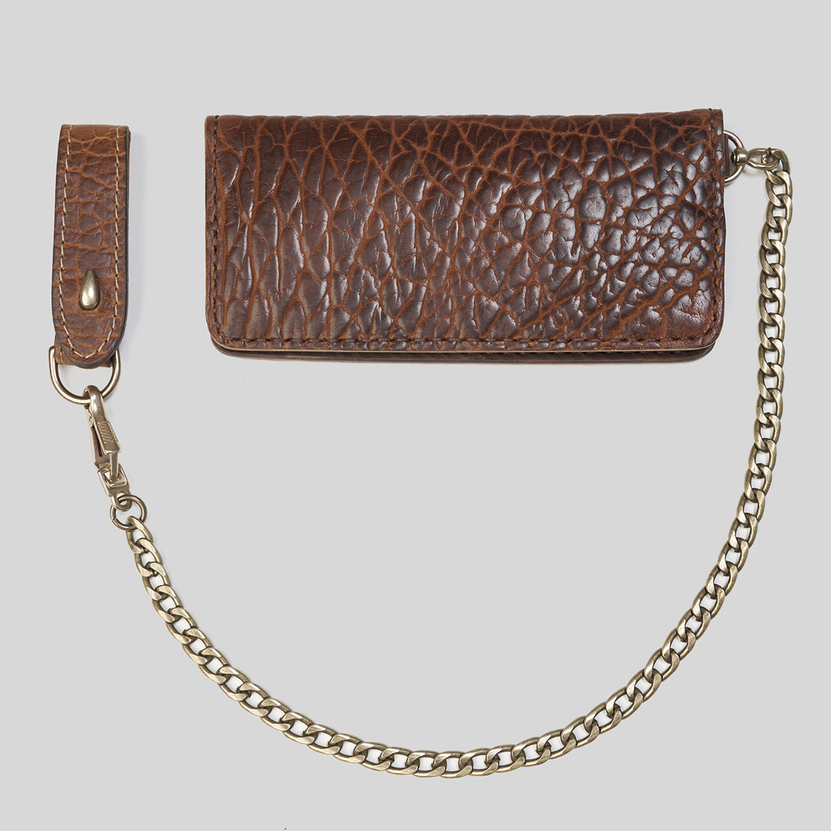 No.830 Handsewn Long Wallet | Bison Brown