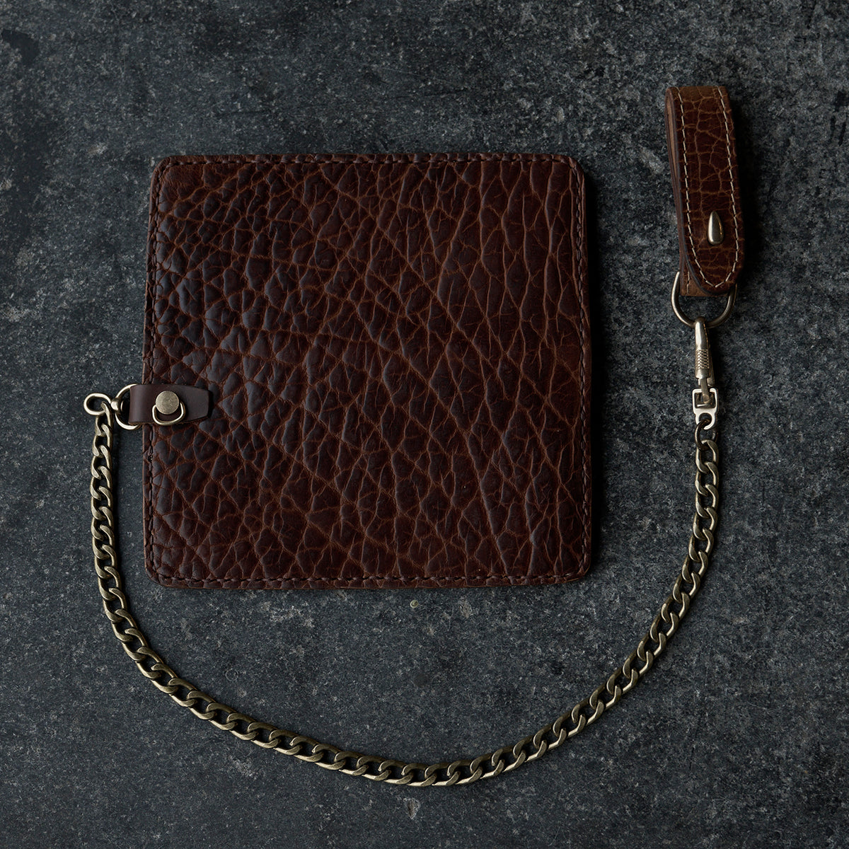 No.830 Handsewn Long Wallet | Bison Brown