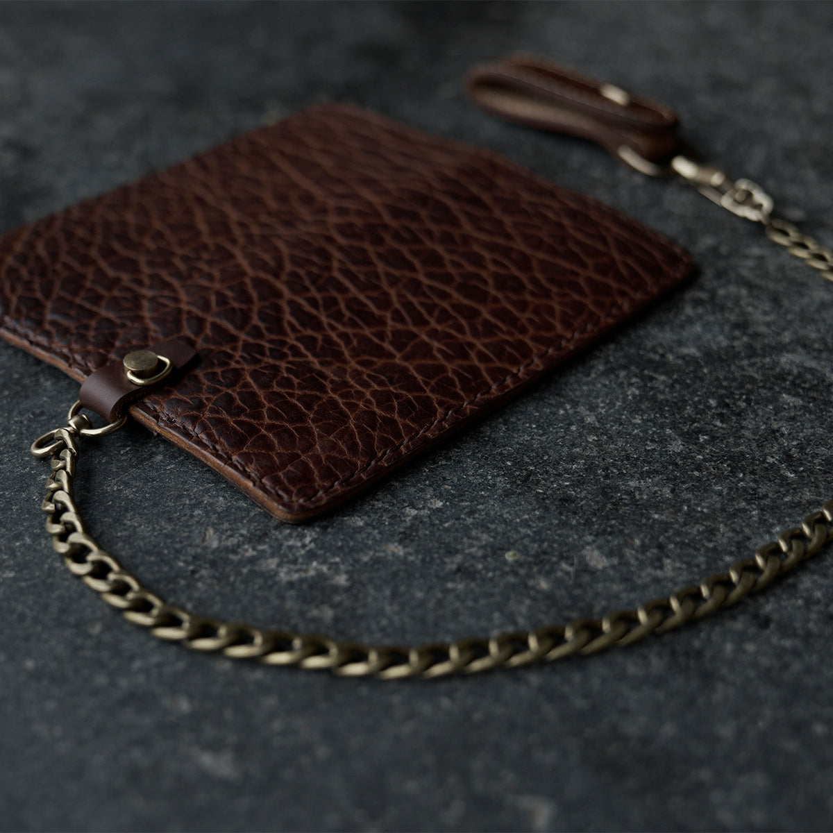 No.830 Handsewn Long Wallet | Bison Brown