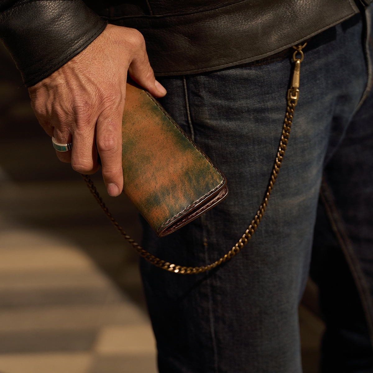No.830 Horween® Shell Cordovan Long Wallet | Black