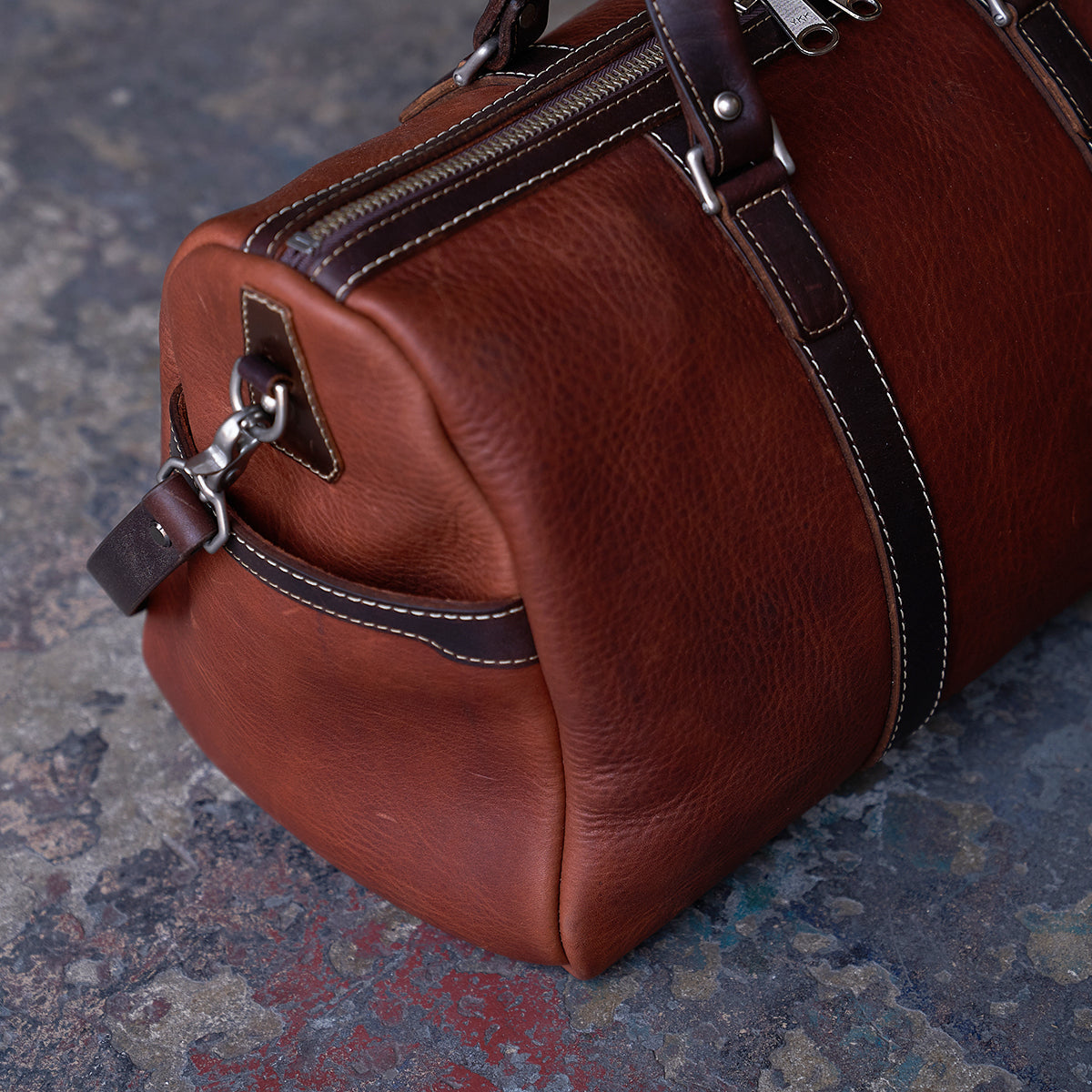 The Duffel No.007 (Waxed Cognac)