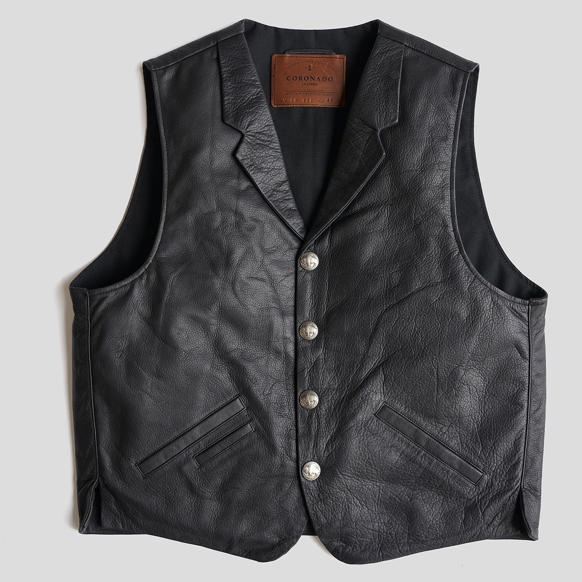 The No.29 Lapel Vest | Bison Brown