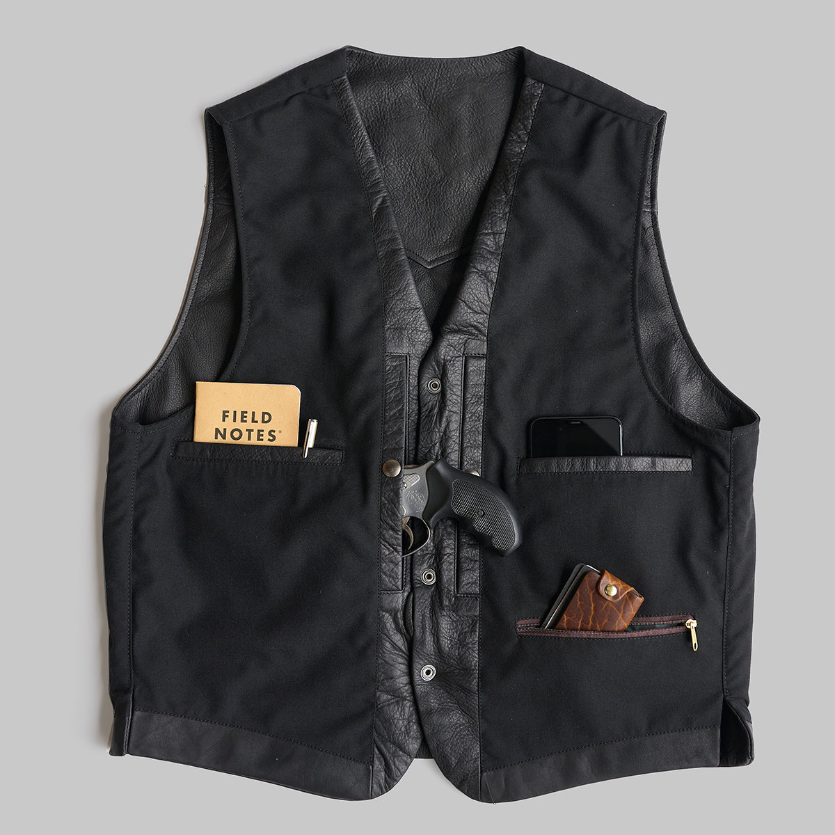 The No.29 Lapel Vest | Bison Brown
