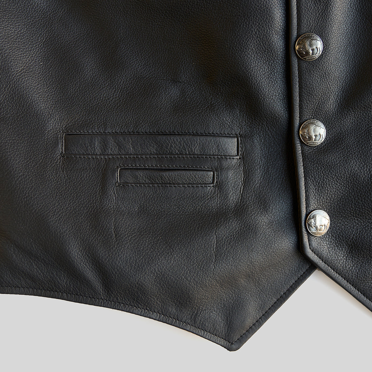 Bison Ranchers Vest No.39 | Black L.E.
